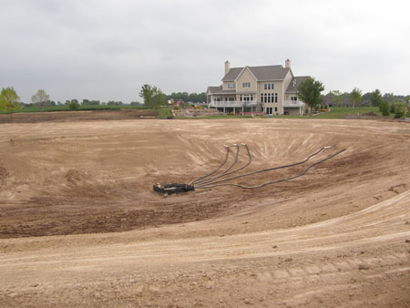 new pond construction