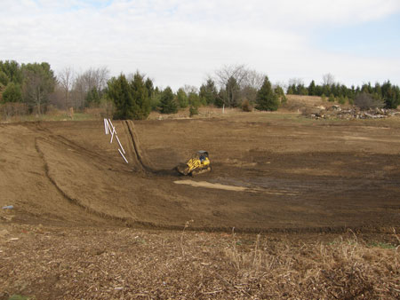 new pond construction