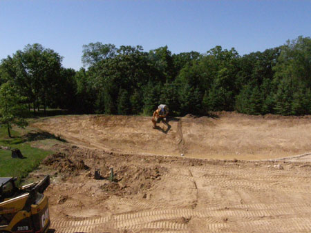 new pond construction