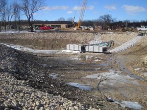 pond construction