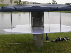 pond fountain