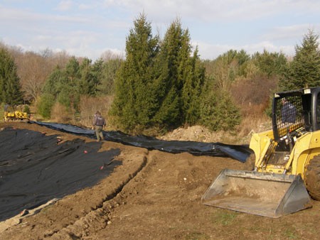 new pond construction