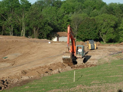 pond construction