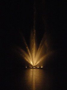 pond fountain