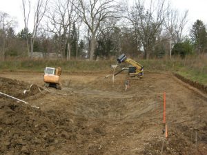 new pond construction