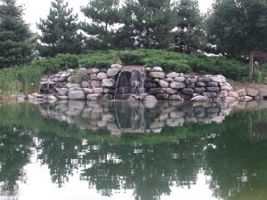 pond waterfall