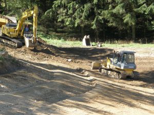pond construction