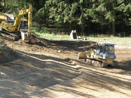 pond construction