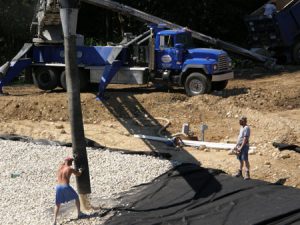 pond construction