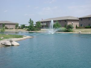 pond fountain
