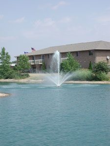 pond fountain