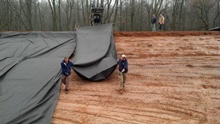 Pond Liner Installation