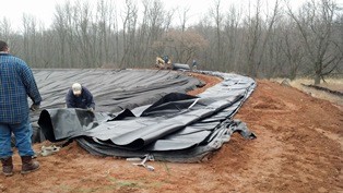 Pond Liner Installation