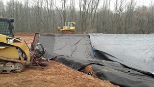 Pond Liner Installation