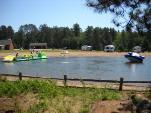 Swim pond, campground