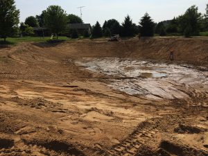 pond construction