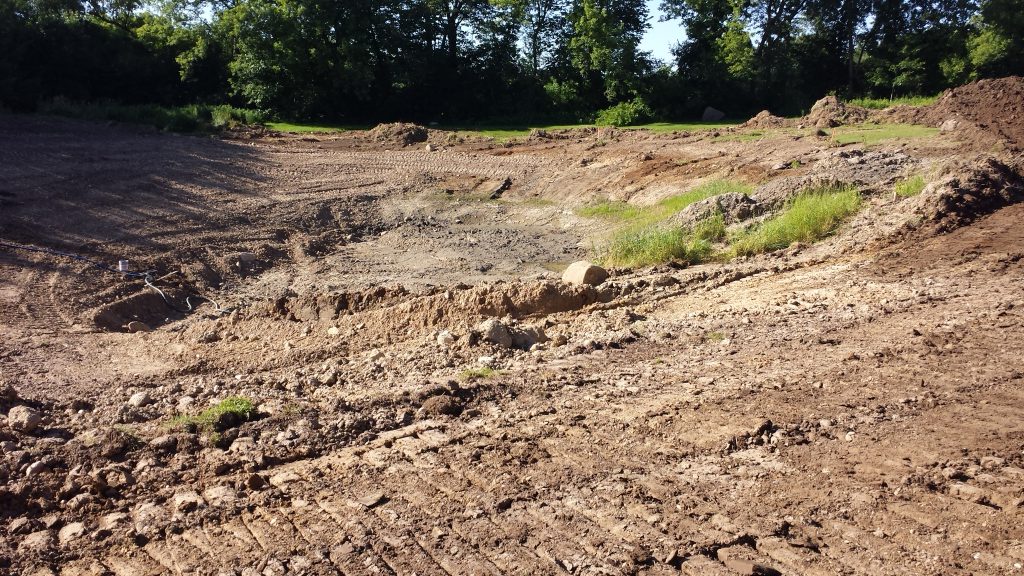 pond construction