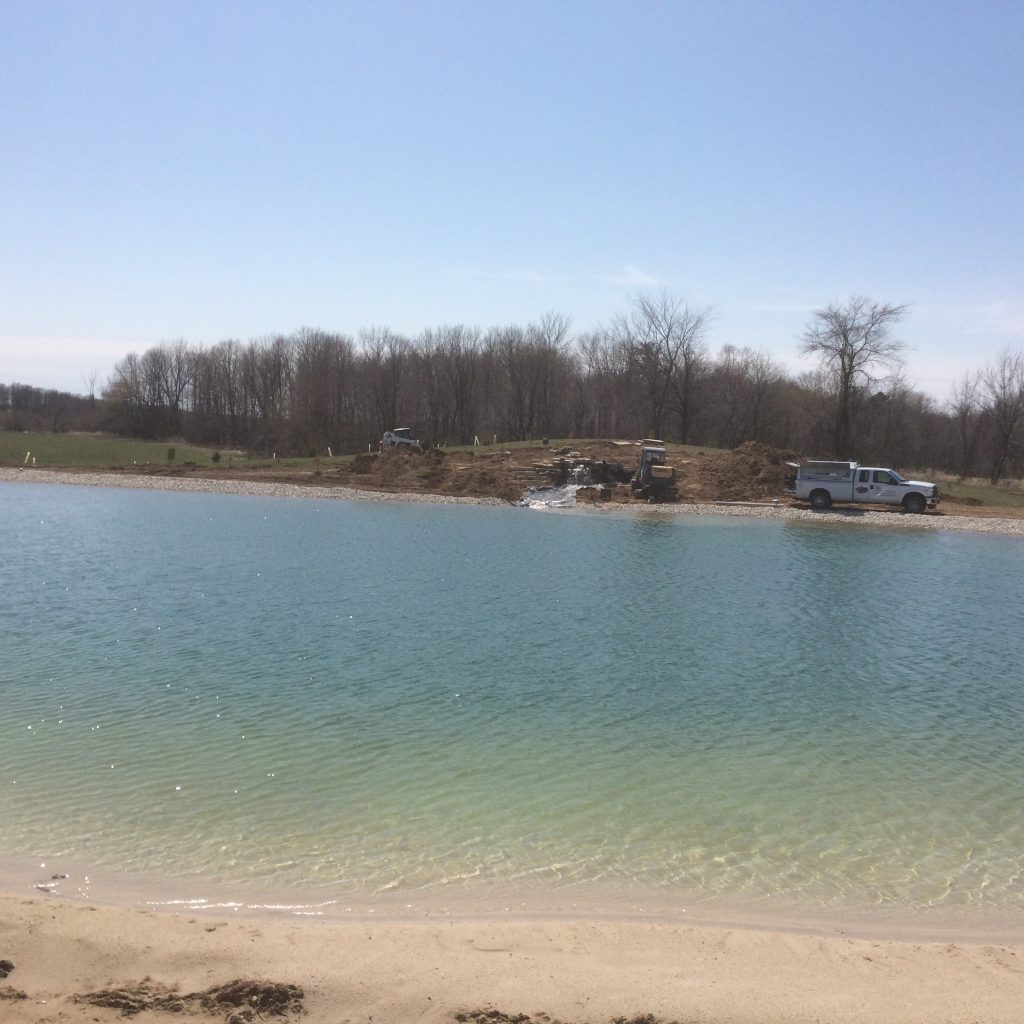 pond construction