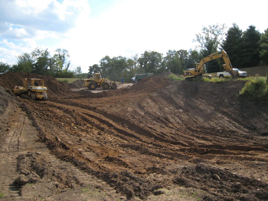 pond construction