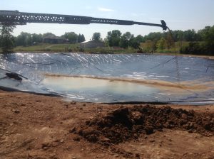 pond construction