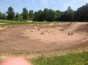 pond construction