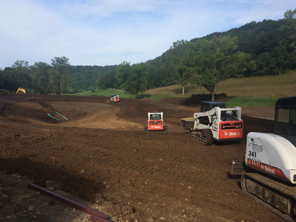 pond construction