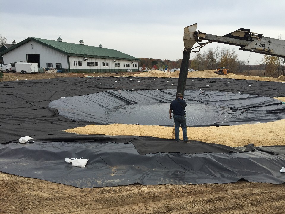 pond construction