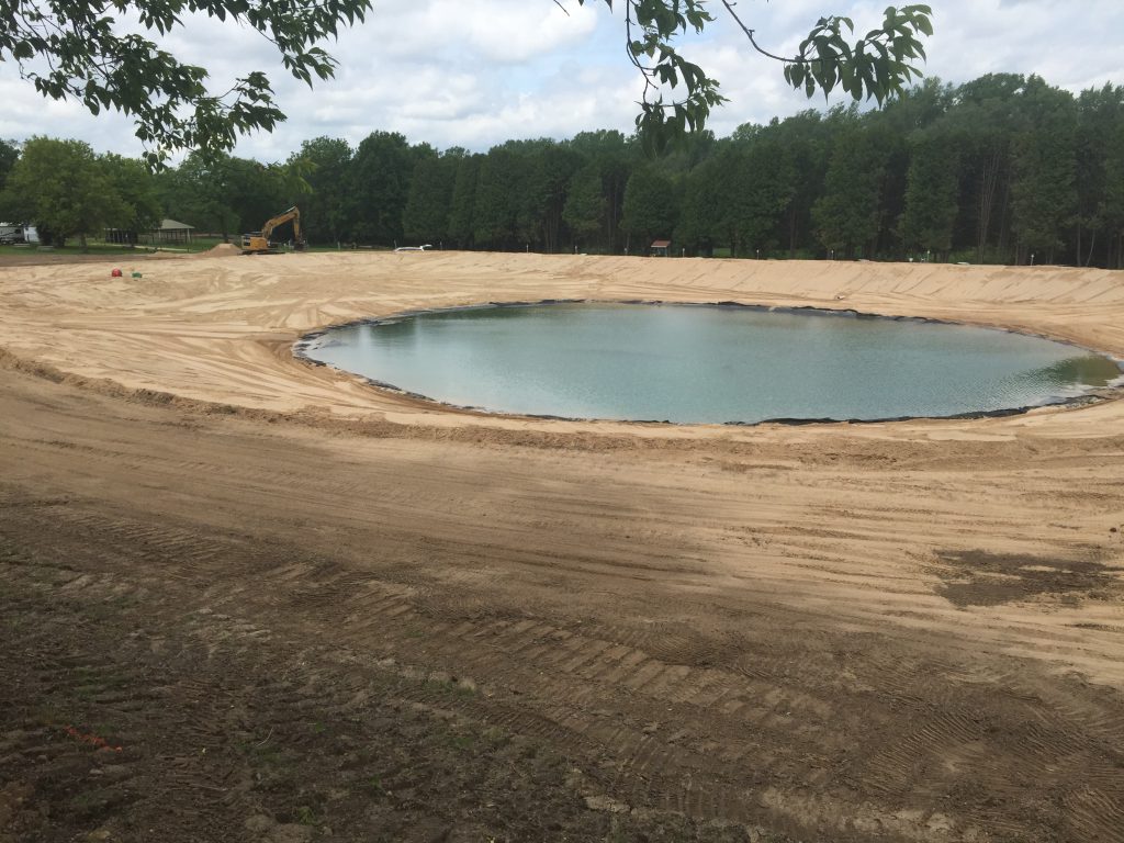 pond construction