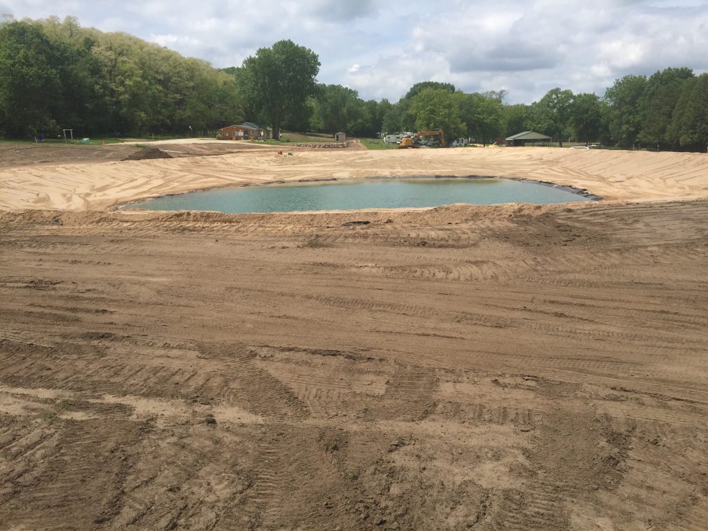 pond construction