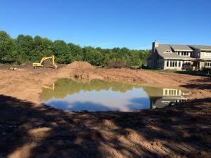 pond construction