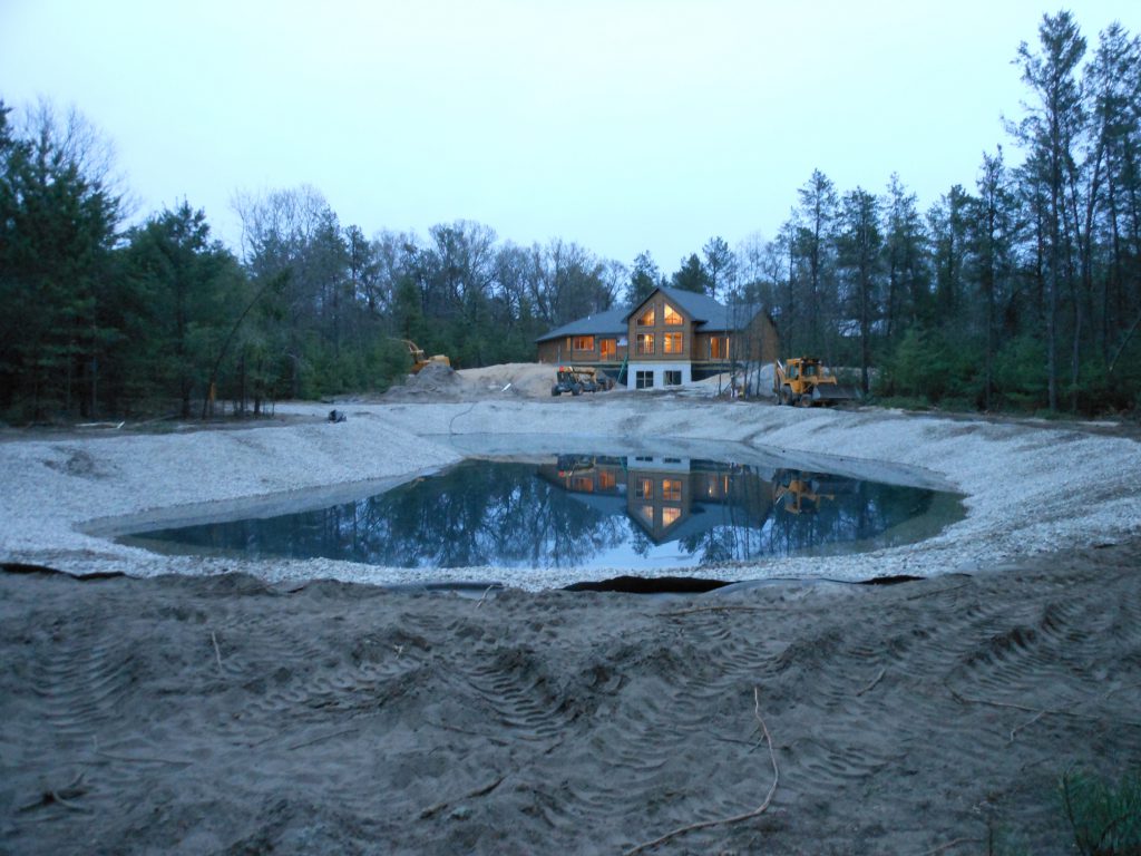 pond construction