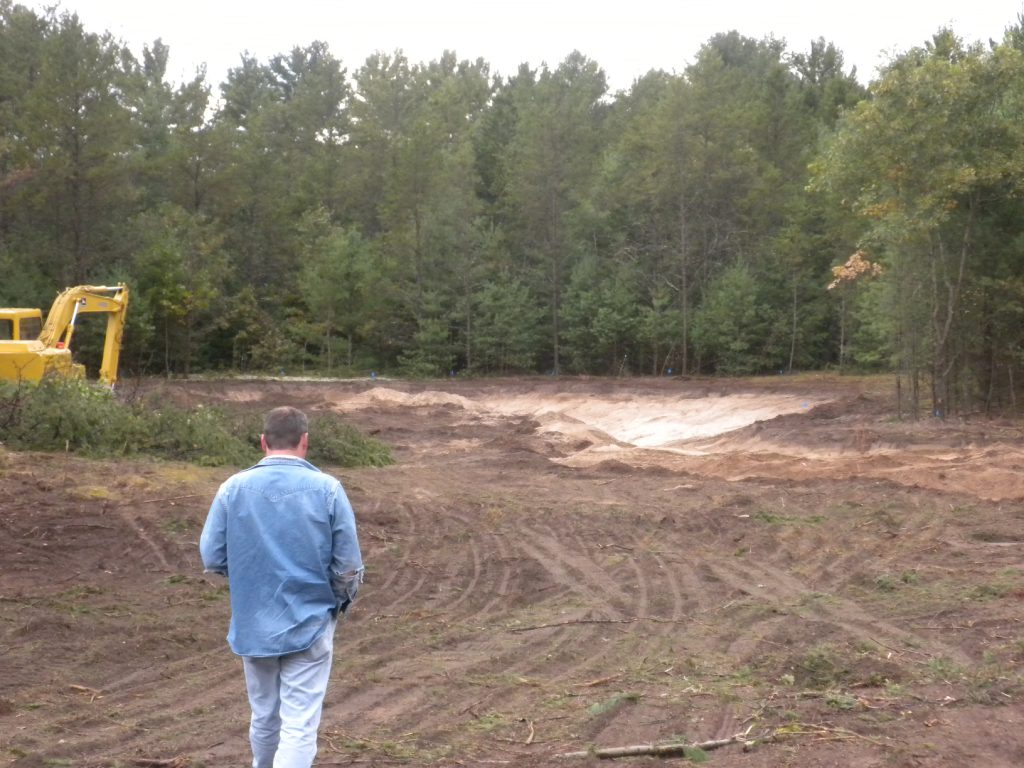 pond construction