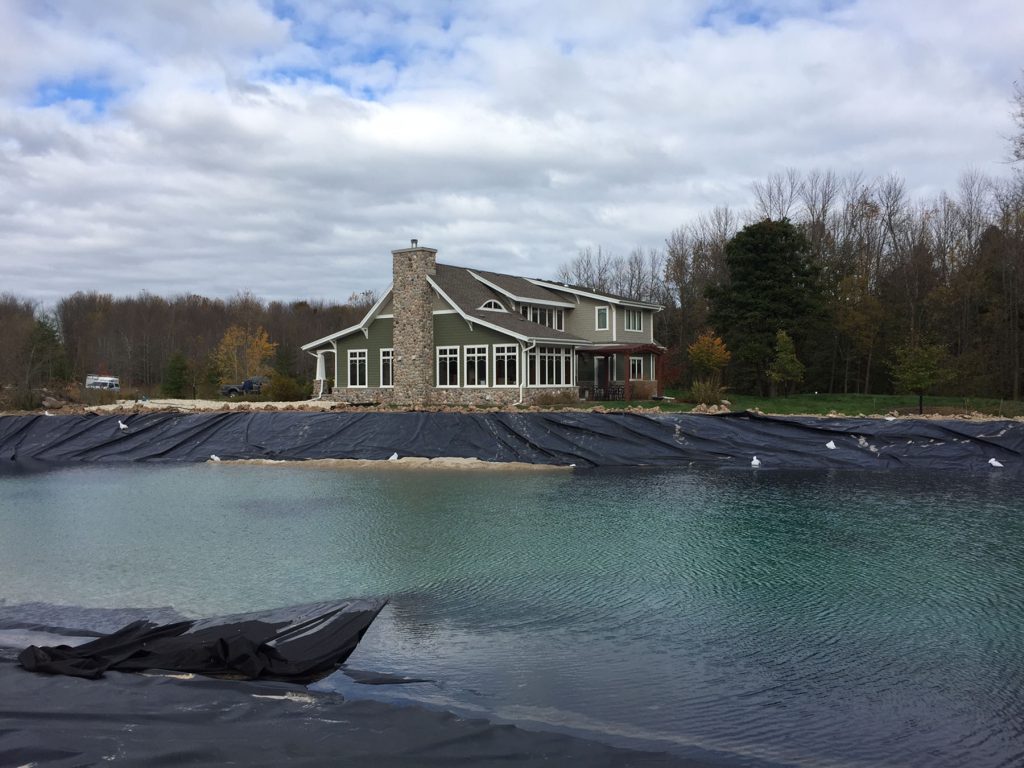 new pond, pond liner