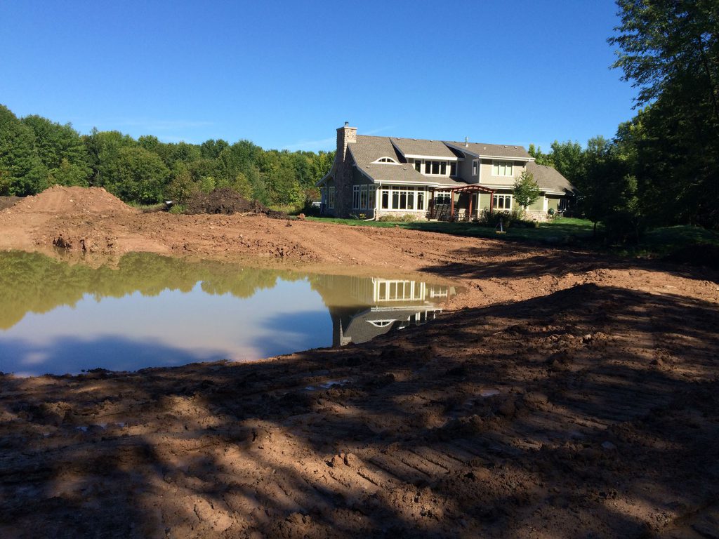 pond construction