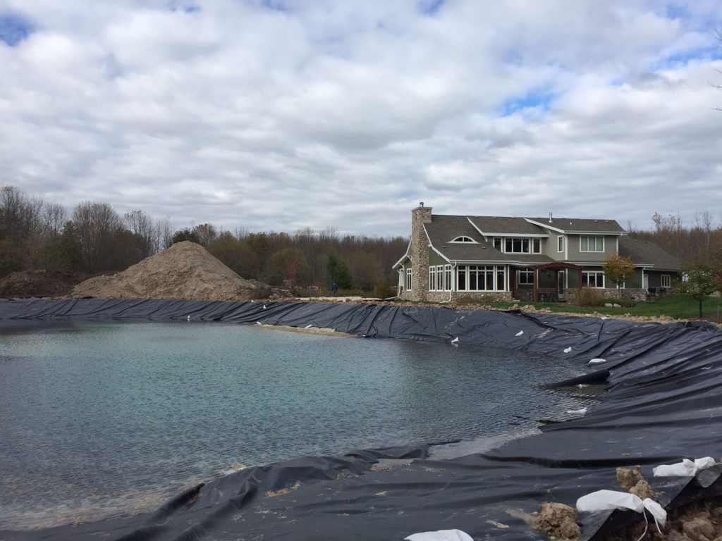 new pond, pond liner