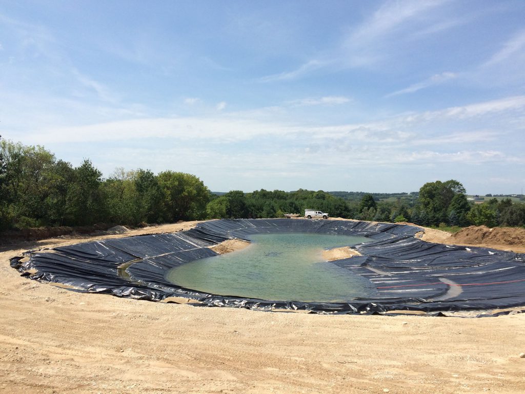 filling new pond