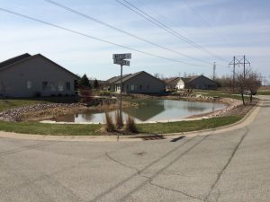 old pond, pre-construction