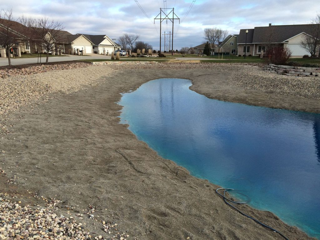 filling new pond