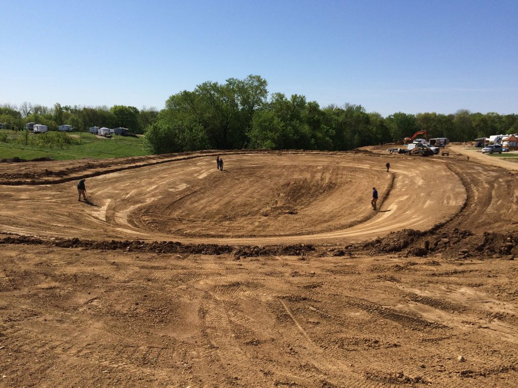 pond construction, campground