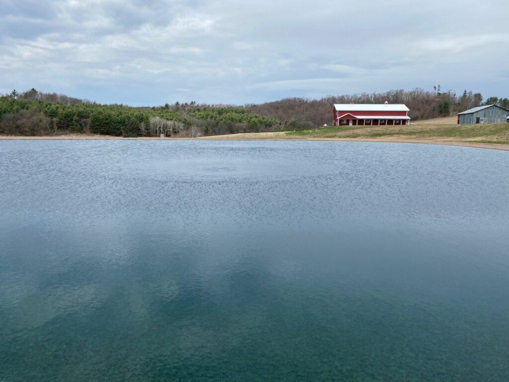 picturesque pond