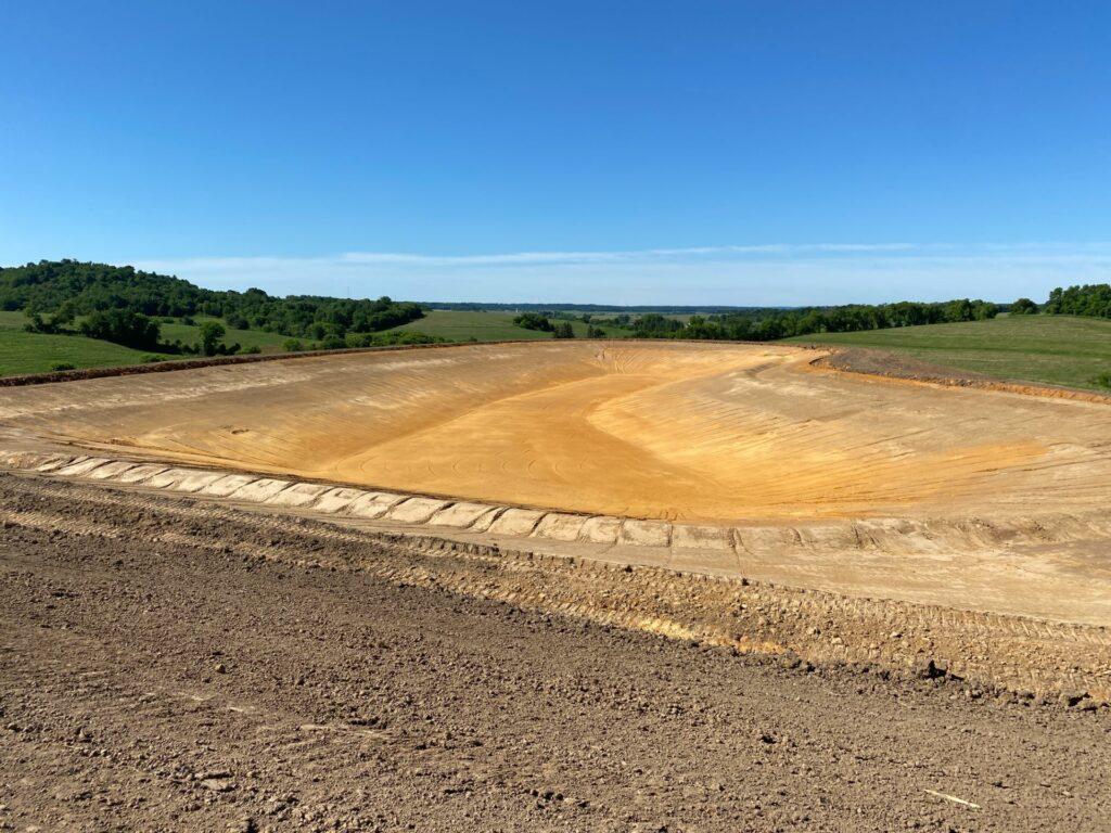 excavated pond