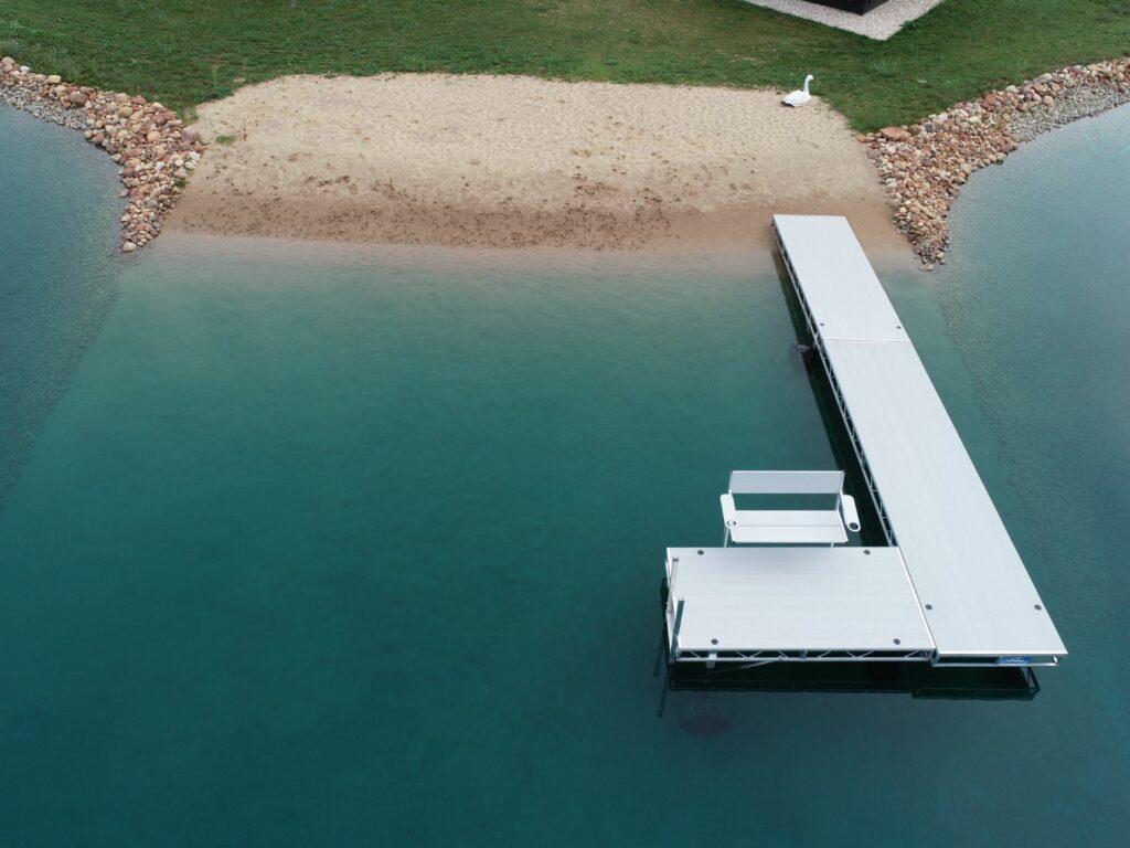 dock in pond