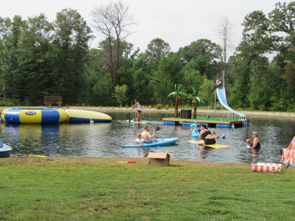 swim pond recreation water fun